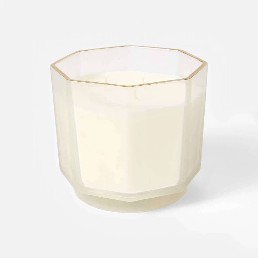 3-Wick Faceted Glass Clementine and Clove Jar Candle 21oz - Threshold™ Designed with Studio McGee - Bellso